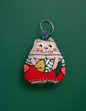 Keychain «Plump Cat»
