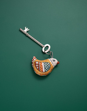 Keychain «Golden Sparrow»