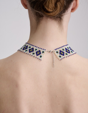 Silyanka beaded light blue