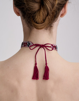 Necklace-choker "Floral"