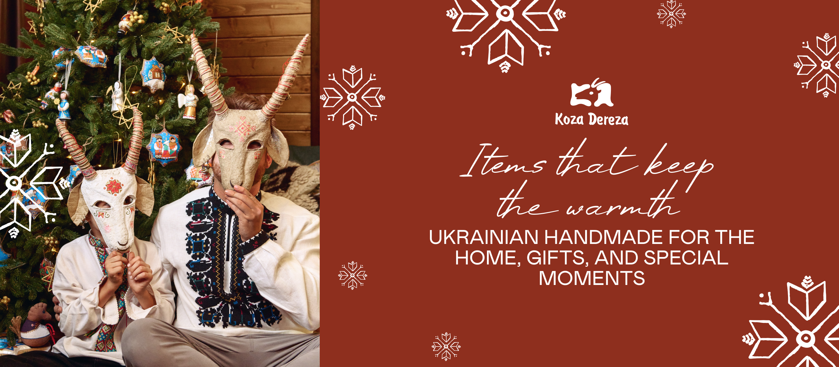 Koza Dereza — pieces that keep the warmth. Ukrainian handmade for home, gifts and special moments